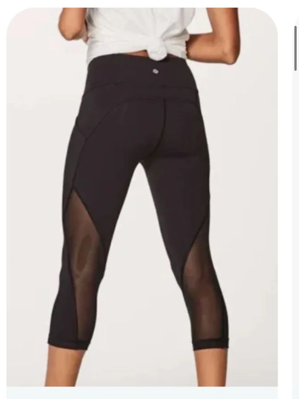Lululemon sweat your heart out crop
